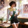 Reverse 1999 Silverwing Eagle Cosplay Attire With Accessories For Manga Fan Events