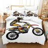 Motorcycle Race Car Bedding Set Single Twin Double Queen King Cal King Size Bed Linen Set