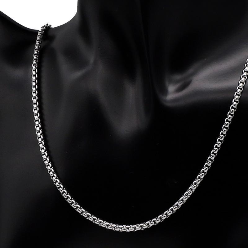 Цепочка из квадратного жемчуга из нержавеющей стали 316 для самодельных ювелирных изделий