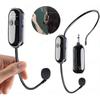 2 in 1 Wireless Microphone Headset Long Range Mic System Headset Mic Voice Amplifier for Teaching Stage Performers Fitness Guide