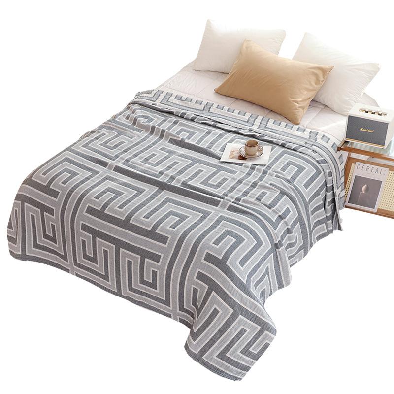 Новое трехслойное марлевое полотенце, утолщенное марлевое одеяло, весенне-летний сон, одеяло с кондиционером, летнее прохладное одеяло.