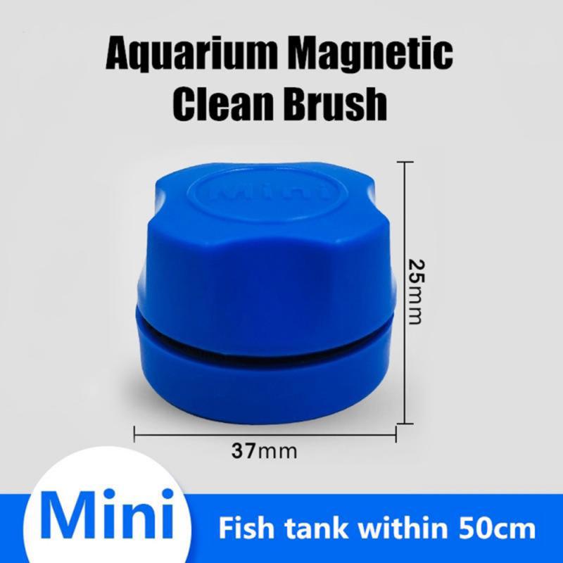 Magnetic Brush Glass Cleaning Window Algae Scraper for Aquarium Fish Bowl
