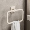 1/2Pcs Bathroom Towel Ring Holder Stainless Steel Bathroom Round Towel Ring Wall Mount Round Bathroom Shelf Bathroom Accessories