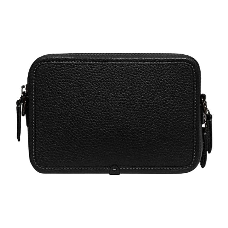 New COACH Charter Cow Leather Combo Bag, Shoulder Bag, Crossbody Bag Trumpets Men's Black CE482-BLK