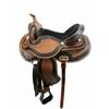 Premium Western Leather Barrel Racing Horse Saddle Suede Seat