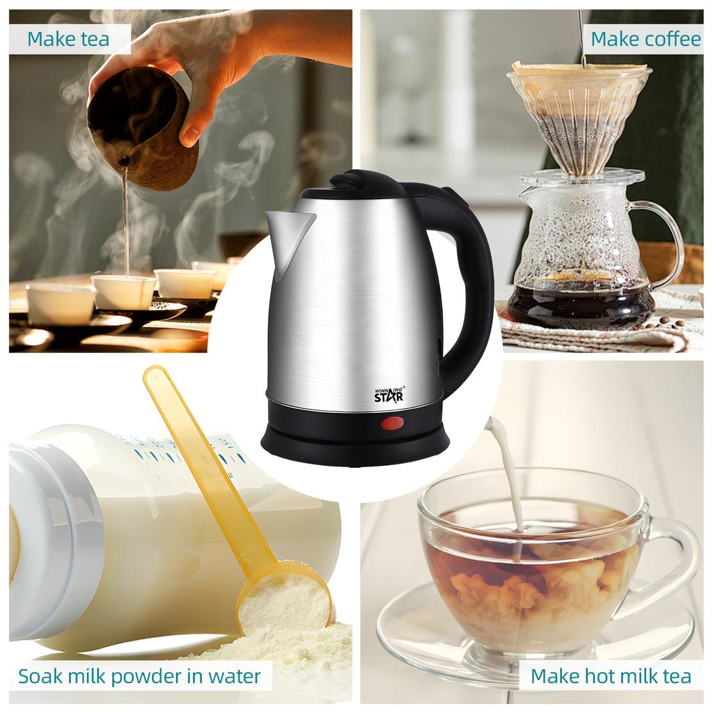 Электрический чайник WINNING STAR ST-6011 — электрический чайник с быстрым кипением, 1500 Вт, с автоматическим отключением и