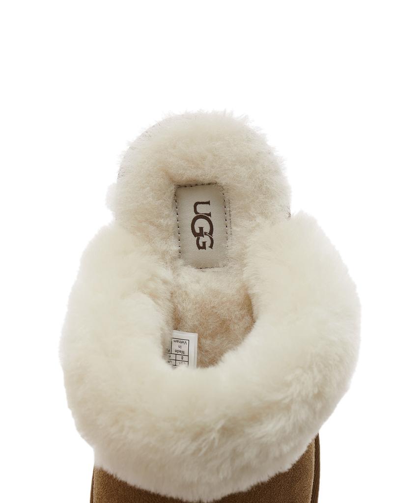 Ugg [Женские] Тапочки из замши и овчины (Scapette II) - Каштановый / 1106872Che