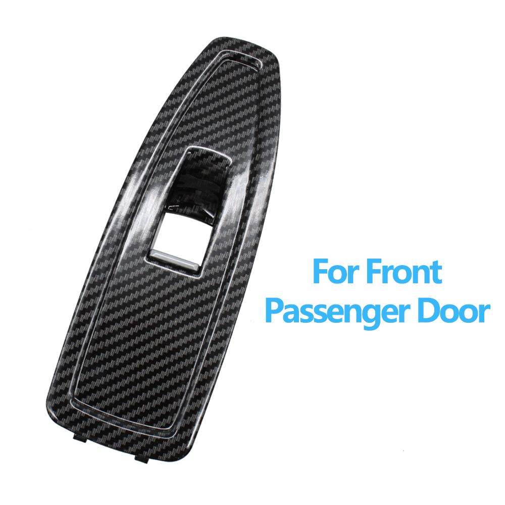Car Interior Door Carbon Fiber Window Lift Switch Button Panel Trim Cover Replace For BMW 1 3 Series F20 F30 F31 F34