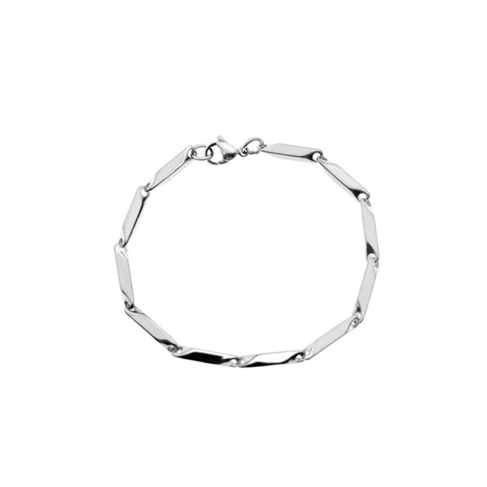 Хип-хоп Простая Личность Изысканный Мужской Браслет Ромбовидная Цепь Корейские Украшения Геометрический Браслет