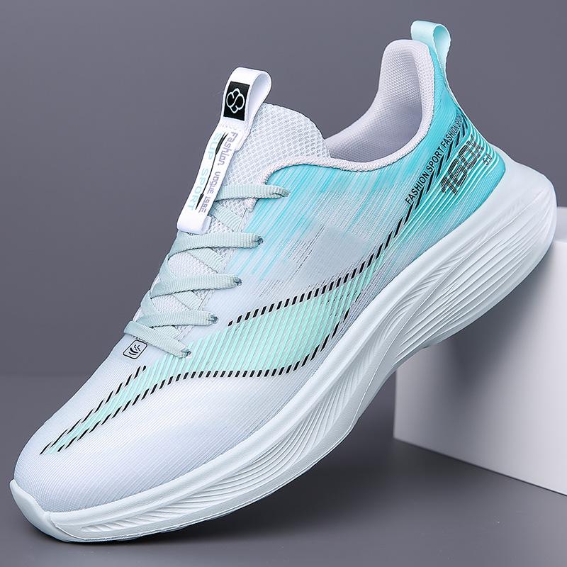 Men's Shoes 2024 Summer Mesh Breathable Casual Sports Shoes Men's Mountaineering Lightweight Student Running Shoes Tide