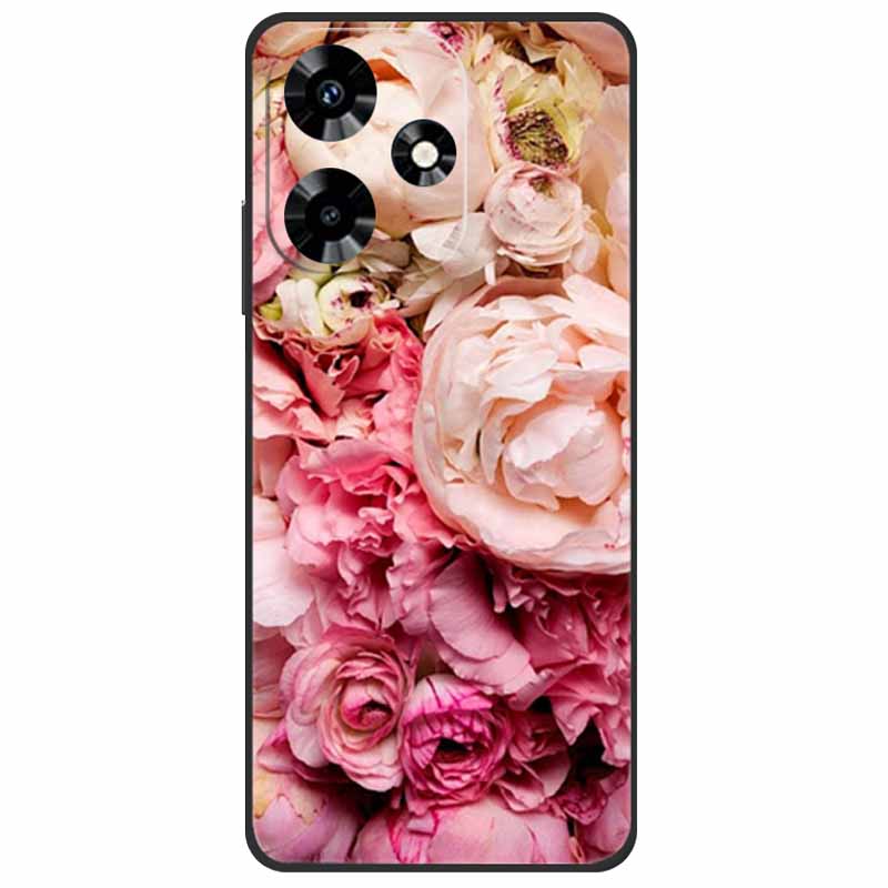 Для Infinix Hot 30i NFC Чехол X669D Силиконовый Волк Лев TPU Мягкий Fundas Для Infinix Hot 30i X669C Hot30i 2023 Защитный Черный Capa