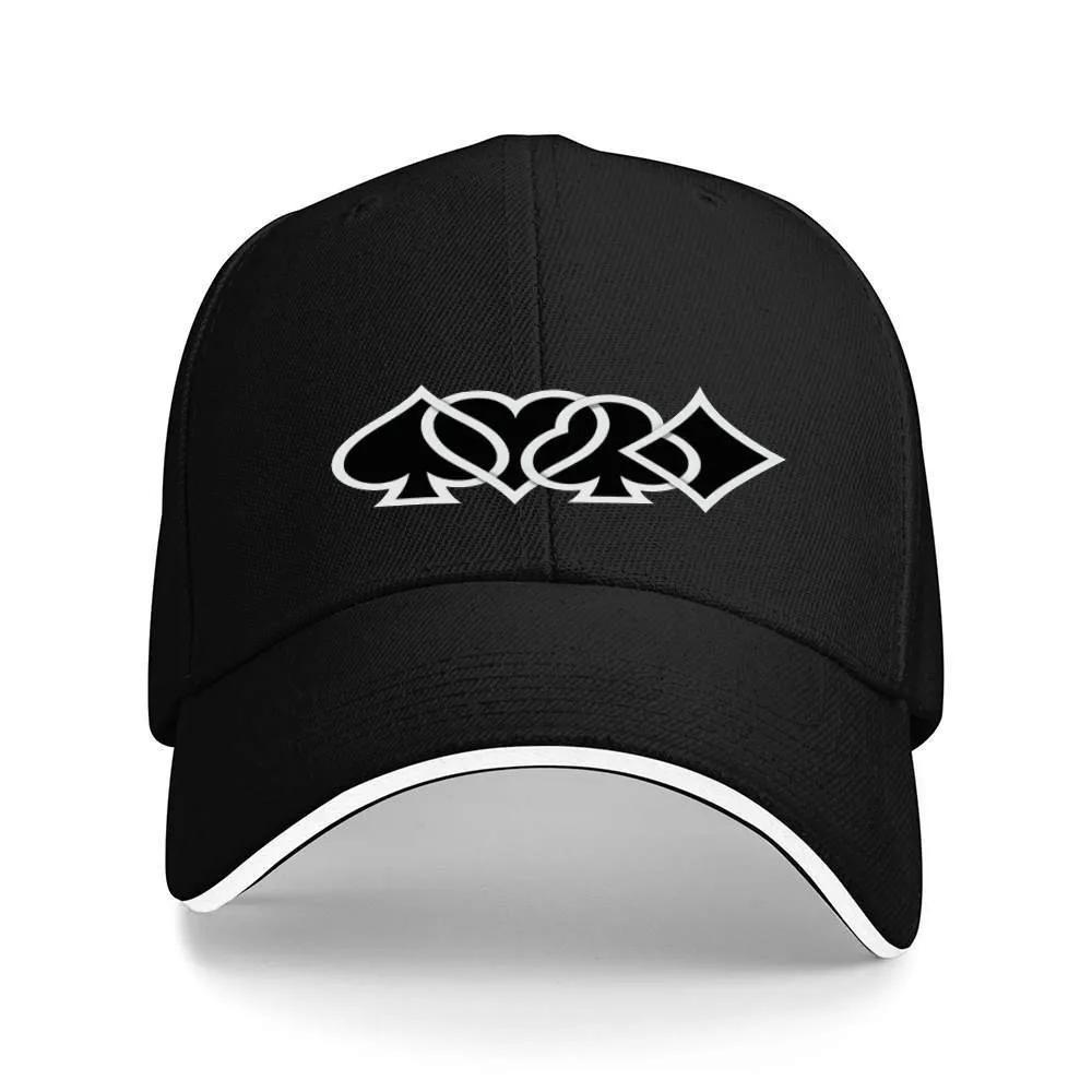 Poker Suits Spades Hearts Diamonds Graphic Baseball Cap Adjustable Casual Polyester Unisex Cap