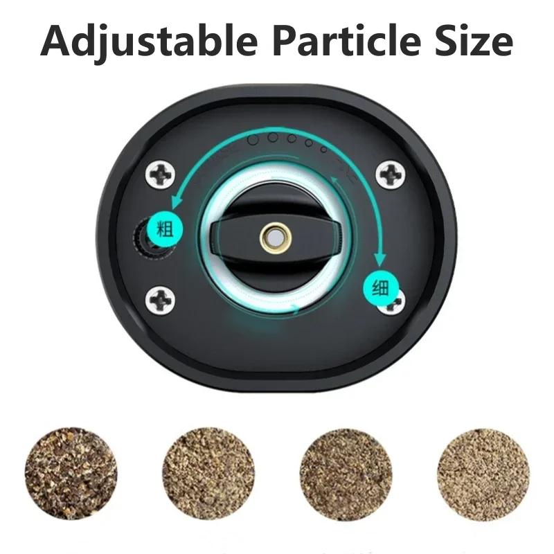 Электрическая соль и перец на батарейках, регулируемая шероховатость, гравитационная мельница для перца, кухонные приправы, специи, инструменты