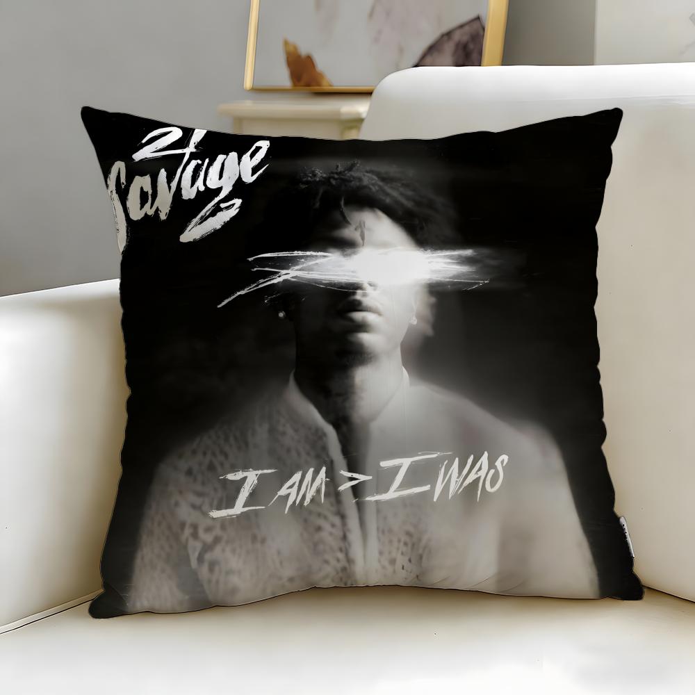 Hot 221 Savageing Cushion Cover Soft  EasyWash Pillow Case  Versatile for Couch Bed Travel and Office