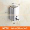 Liquid Soap Dispensers 1000ml Stainless Steel Touch Soap Dispenser Square Bathroom Kitchen Dispenser For Liquid Soap WF-18021