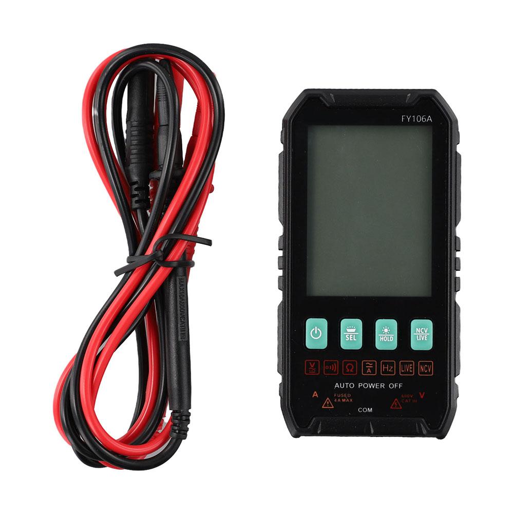 FY106A Digital Multimeter 600V/4A AC/DC Voltage Current Large-Screen Multimeter Dual Measurement Modes Electrical Instruments