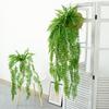 Artificial Hanging Plants 3.3ft Fake Hanging Fern Vines with 30 Leaves Wall Decor Greenery for Home Wall Outdoor Indoor Decor