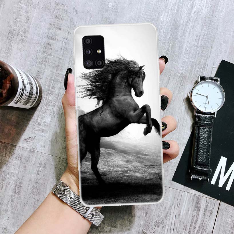 Чехол для телефона "Лошадь Великая Красота Скачущая" для Samsung Galaxy A14 A15 A13 A12 A54 A55 A53 A52 A04S A24 A25 A23 A22 A34 A35 A33 A32
