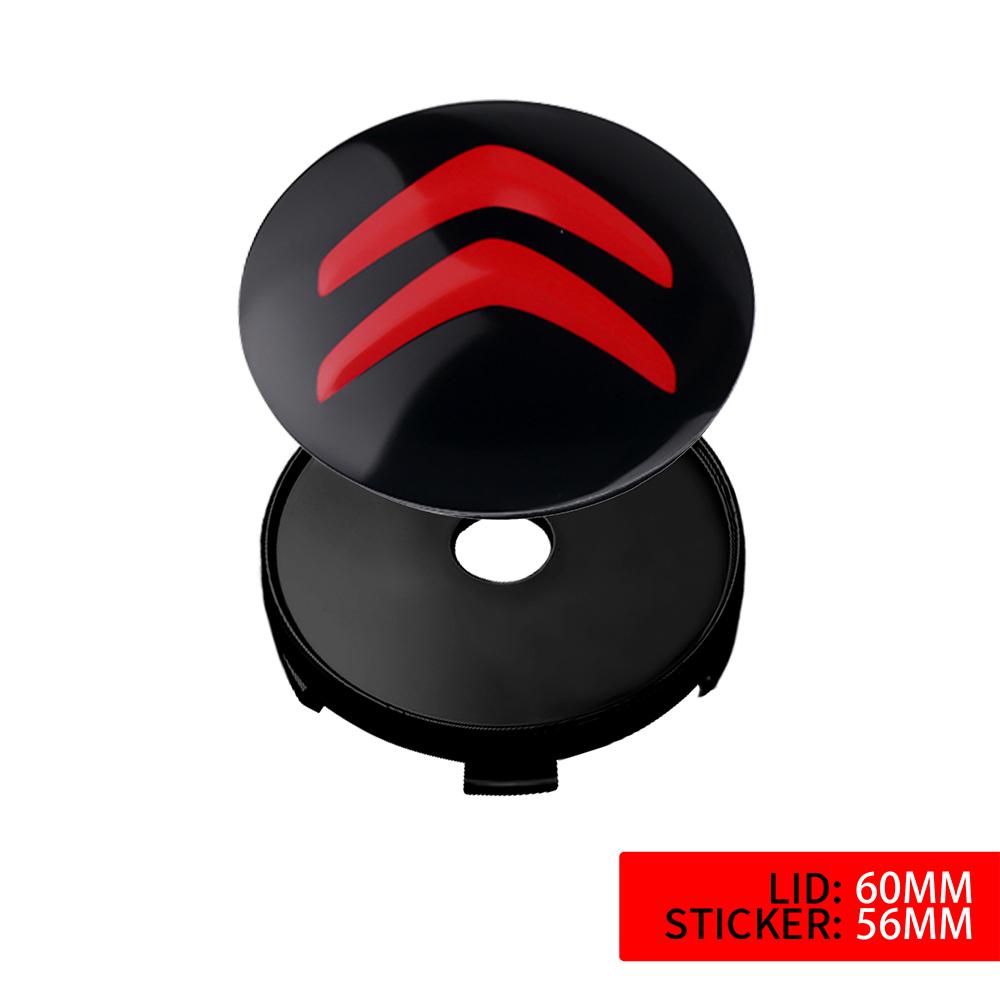 Наклейки на центральные колпачки колес автомобиля 56/60 мм Аксессуары для декора ступиц колес Автомобильные Для Citroen C4 Picasso Xsara C5 C1 C2 C3 Saxo