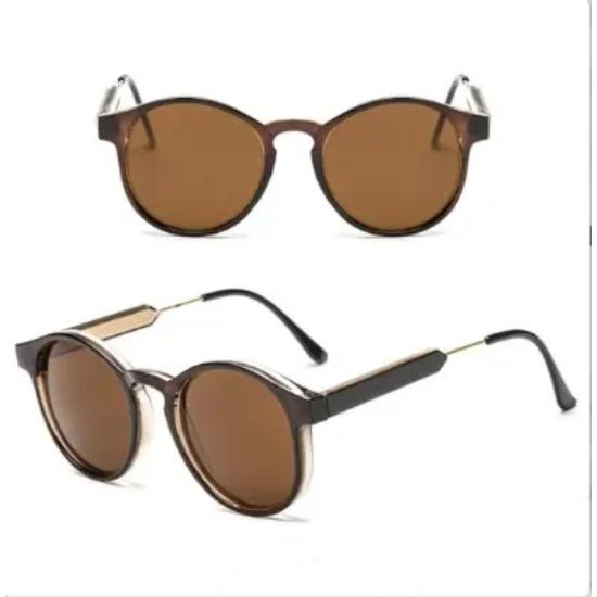 Новый тип поступления круглых солнцезащитных очков ретро мужские женские брендовые дизайнерские солнцезащитные очки винтажное покрытие зеркальные очки для водителей антибликовые