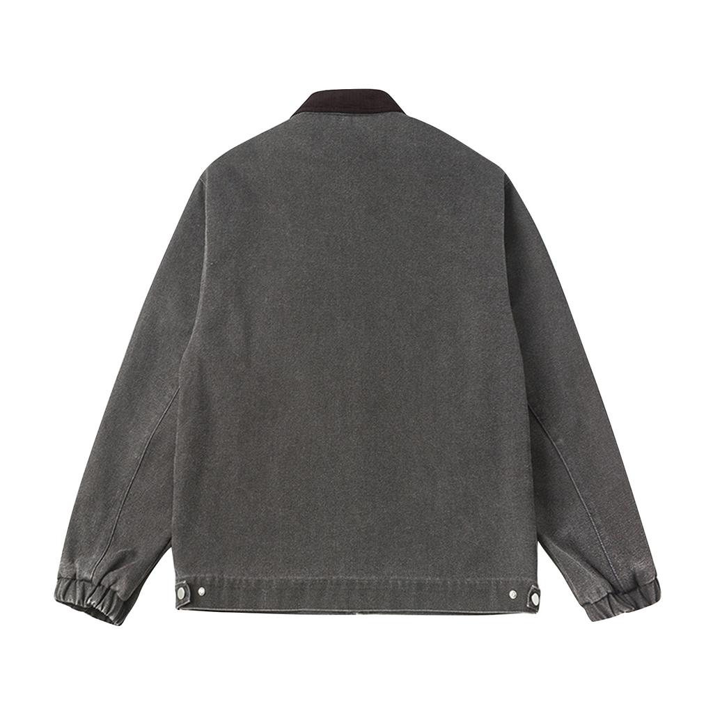 Men's Solid Color Camouflage Outdoor Sports Jacket Men's Pocket Button Casual Jacket