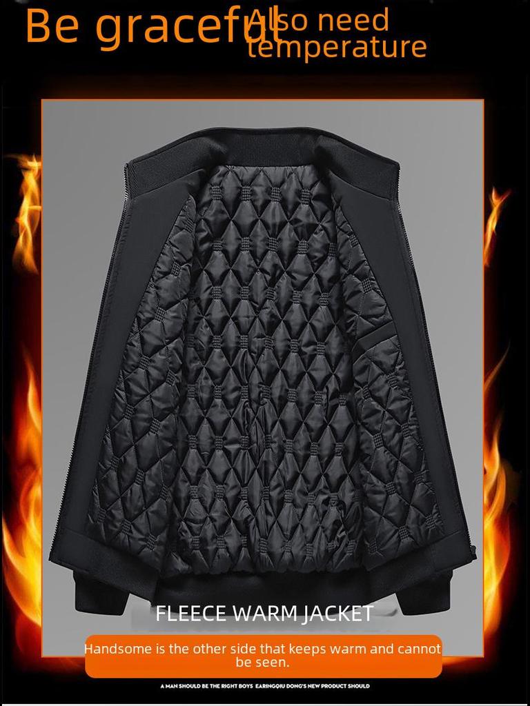 Мужская зимняя куртка Plus Velvet Thicken для возраста 40-70