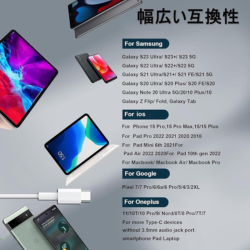 [Инновационная версия 2025 года совместима с iPhone15] Наушники Type C Совместимость Type-C с iPhone15 проводные наушники USB C высокое разрешение четкие звонки