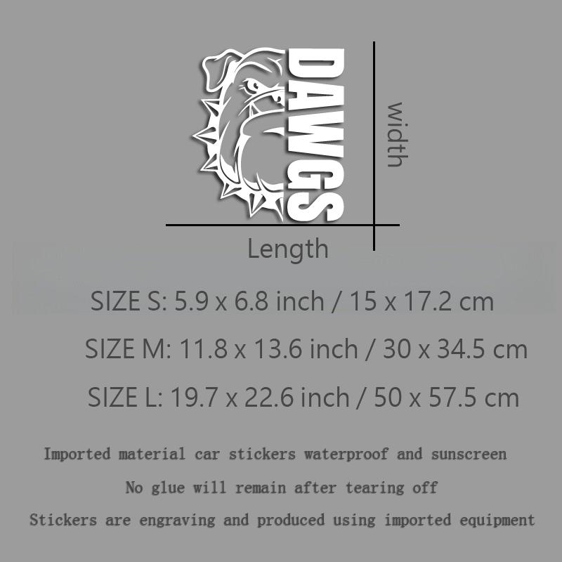 Свирепая большая собака с оскаленными зубами, креативные и забавные наклейки для фанатов и любителей мультфильмов, высокое качество для автомобилей, грузовиков, мотоциклов