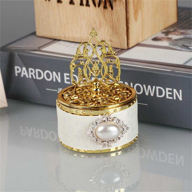 Elegant Gold Candy Box with Pagoda Beads Party Favor Chocolate Boxes for Baby Shower and Wedding Favors