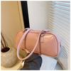 Solid Zipper Fashion Pu Shoulder Bag High Quality High Capacity Simple Trend Young Light Luxury Women's Bag
