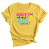Happy First Day of School Women T-Shirt Teacher Gift Kindergarten Back To School