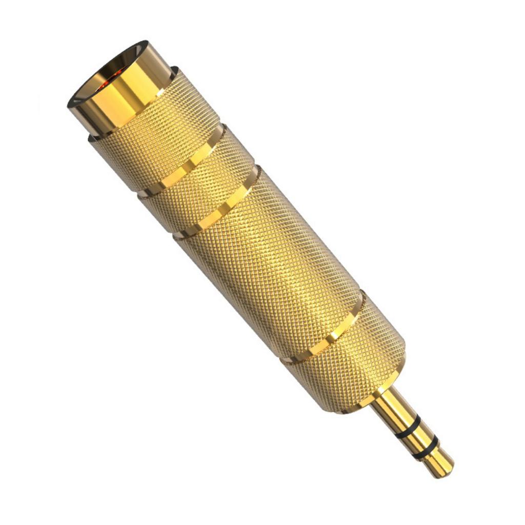 Адаптер для наушников с 6,5 мм на 3,5 мм Аудиоконвертер с 3,5 мм на 6,5 мм улучшает качество звука для микшерного пульта