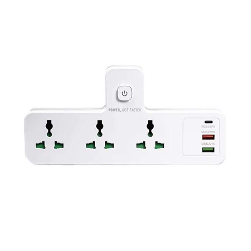 EU UK US Plug AC Outlet Power Strip Universal Plug-In Electrical Socket  Home Office