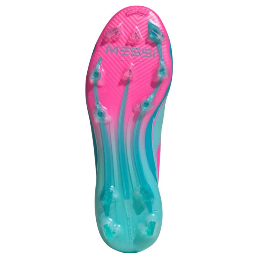 Adidas Месси Adizero F50 Elite FG Пакет La Vida Tropical Унисекс Кроссовки Бирюзовый Вспышка-Аква Полупрозрачный-Розовый IH0927