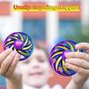 Zinc Alloy Fidget Spinner Toy Stress Anxiety Relief Portable Kids Teens Adults Colorful Fingertip Spinning Top Metal Gyro Toy Birthday Gift
