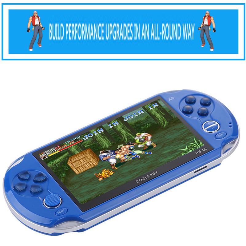 Портативная игровая консоль X9 Nostalgic GBA/NES в подарок Портативная игровая консоль PSP Поддержка загрузки FC Game