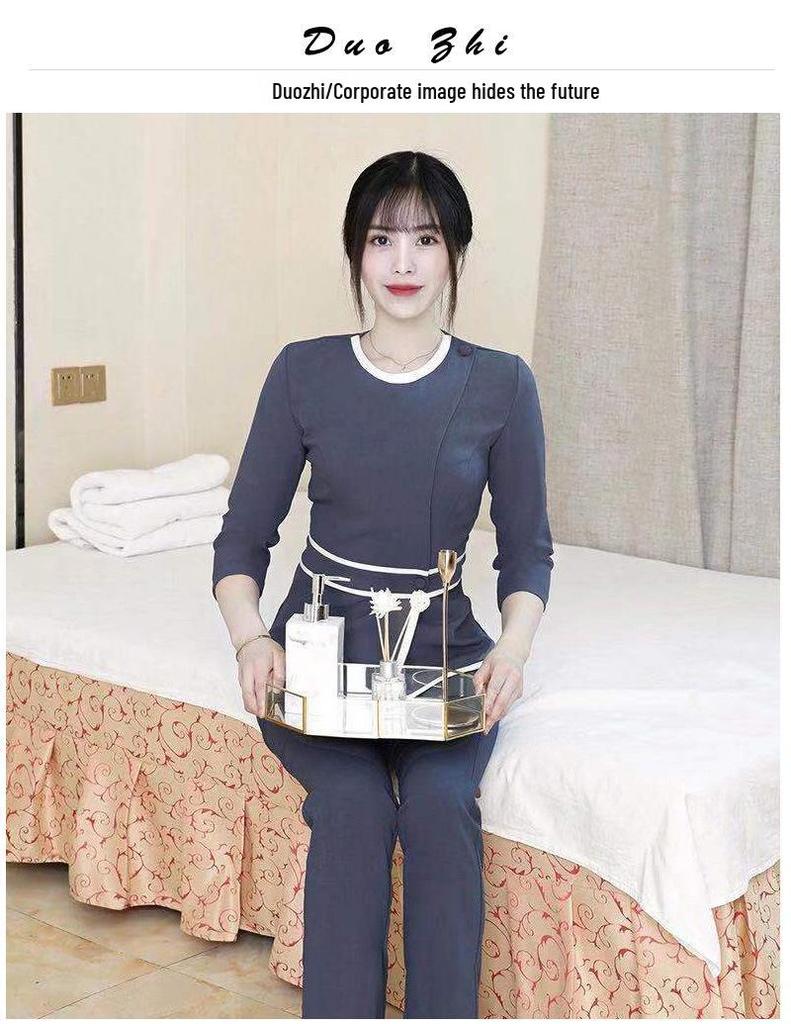 Women's Beauty Salon Technician Uniform - Professional Suit for Aesthetic Skin Management