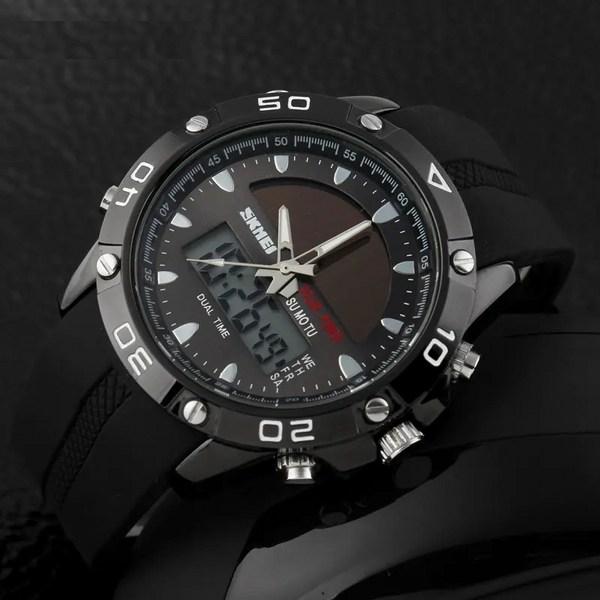 SKM Solar Solar Power MIYOTA Japan Move Digital Analog Men's Soldier Electronic 3TIMES Electronic Wristwatch