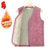 Elderly Women's Embroidered Padded Vest