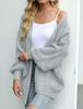 2023 Women's Autumn/Winter Lantern Sleeve Loose Knit Cardigan Sweater