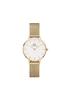 Год импорта DW Watch Petite Evergold YG 28 мм Часы Бренд Стильные Популярные Милые Сетчатые Подарок Подруга Простые [Daniel Wellington] [Официальный