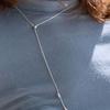 PAIGEFLYNN JEWELRY [925 Silver] Duplin Drop Necklace