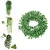 Artificial Fake Flower Vine Hanging Garland Plant With Realistic Appearance For Home Garden Decor
