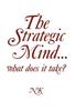 The The Strategic Mind. What Does It Take? Book