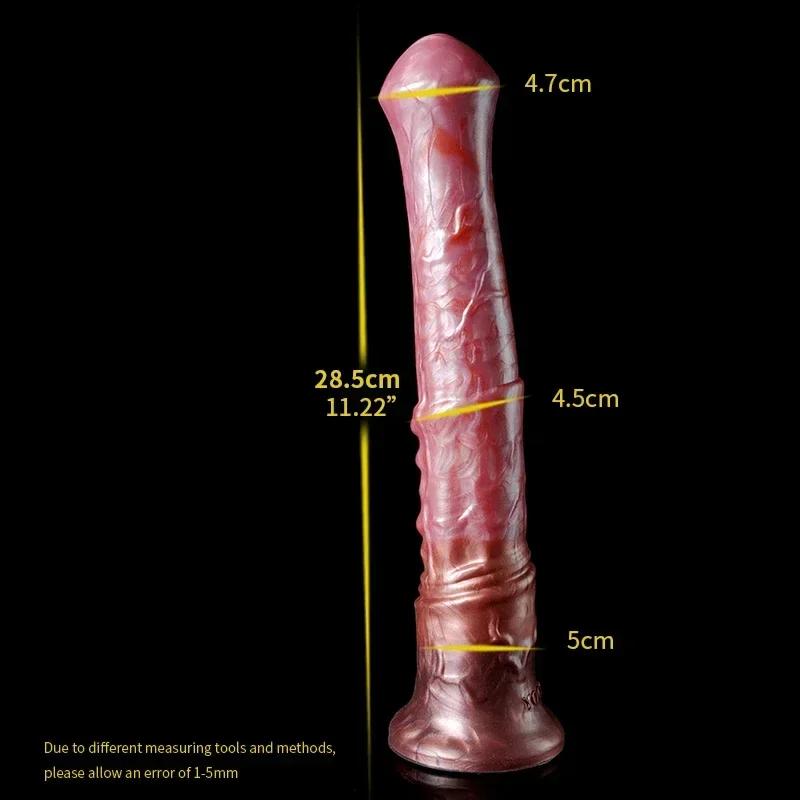 Dildo Ejaculating Long Penis Silicone Anal Dildos for Masturbator Sex Toy for Women Men