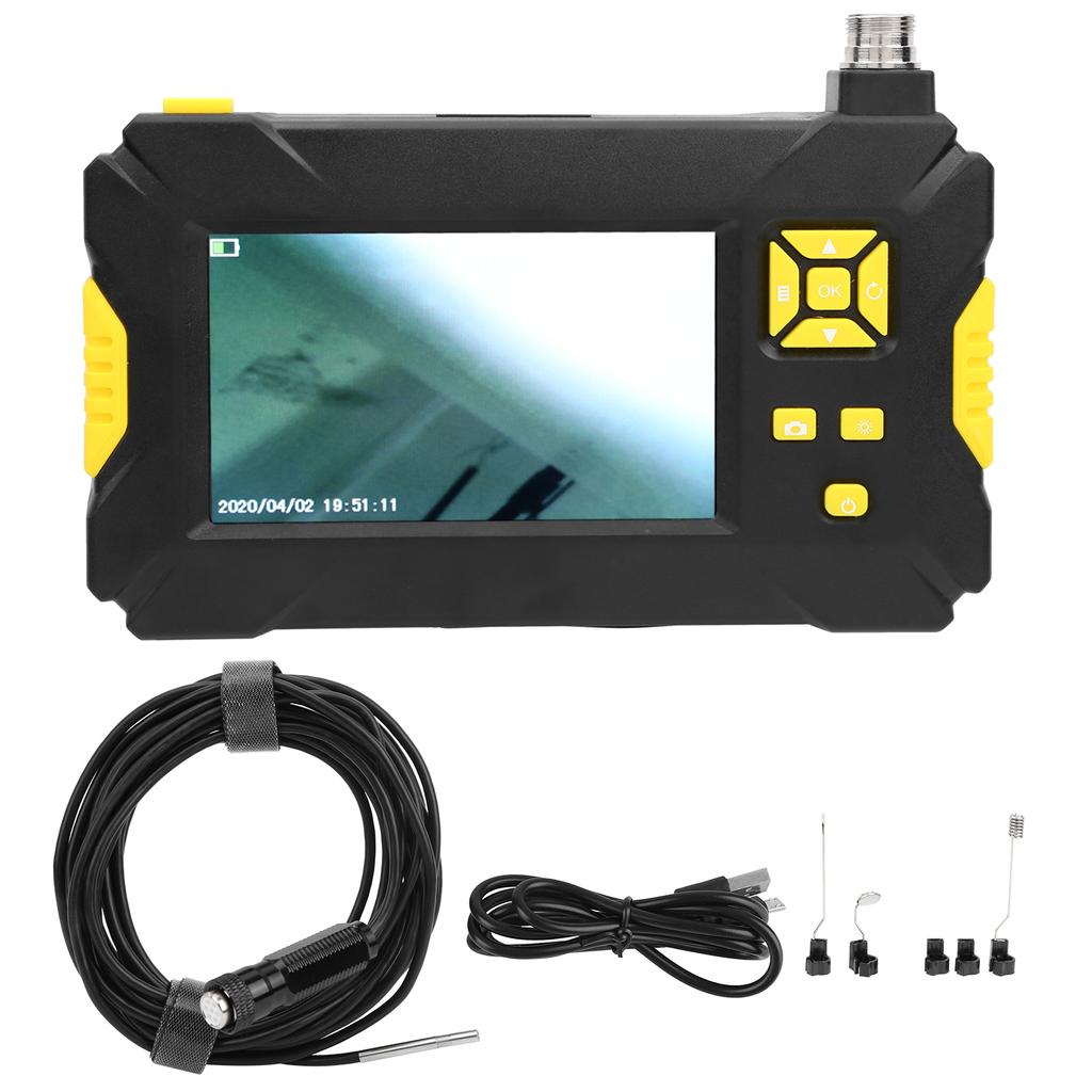 P30 3.9mm 4.3in LCD Endoscope 1080P Borescope Pipeline Inspection Camera with 6 Lights2 M 6.6ft