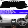 Накладка на панель приборов автомобиля, коврик на приборную панель для Toyota Corolla Axio Fielder 2007 2008 2009 2010 2011, автомобильный нескользящий солнцезащитный коврик
