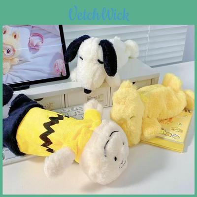 Плюшевая пенал-сумка Snoopy Charlie Tuck с большой вместимостью для студентов и детей