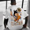 Summer Dragon Ball Z TShirt Men Kid Goku Kakaroto 1984 Retro Graphic Short Sleeve Oversized Streetwear Loose Fit Anime Fan Tee
