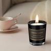 Z&M Cafthings Scented Candles Gift Set 3 Pack - Natural Soy Wax Premium Matte Black Candles Glass
